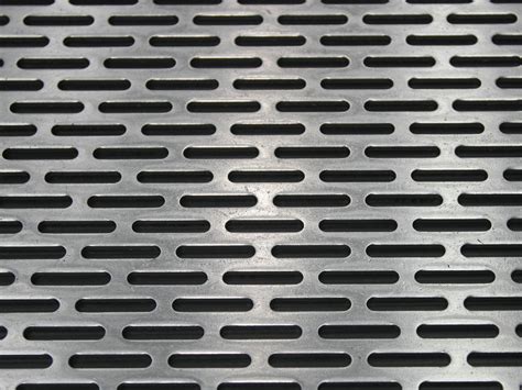 steel plate with hole pattern